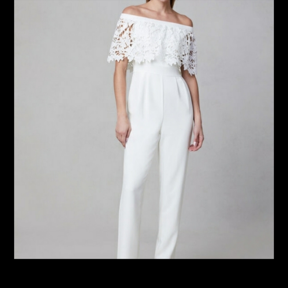 Beautiful white jumpsuit  and culture